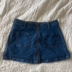 Denim Blue Women's Skirt